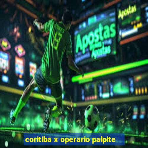 coritiba x operario palpite